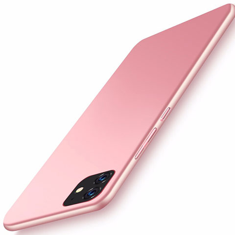 Apple iPhone 11用ハードケース プラスチック 質感もマット カバー M01 アップル ローズゴールド