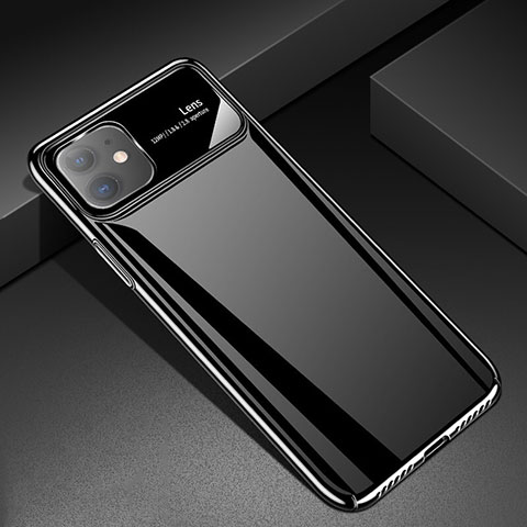 Apple iPhone 11用ハードケース プラスチック 質感もマット カバー M02 アップル ブラック