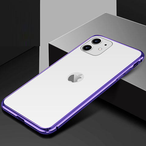 Apple iPhone 11用ケース 高級感 手触り良い アルミメタル 製の金属製 360度 フルカバーバンパー 鏡面 カバー T10 アップル マルチカラー