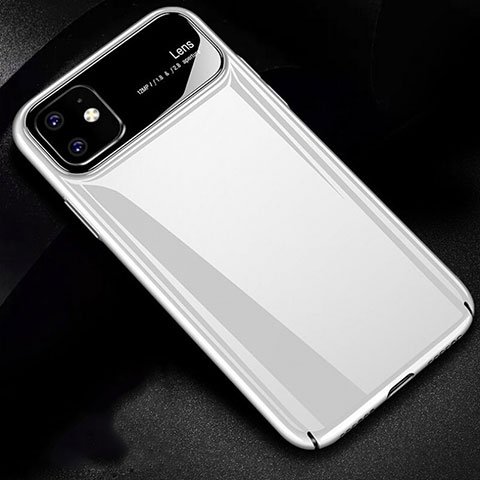 Apple iPhone 11用ハードケース プラスチック 質感もマット カバー P02 アップル ホワイト