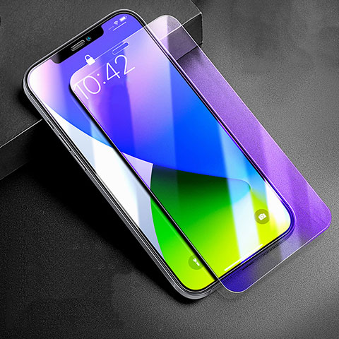 Apple iPhone 12 Mini用アンチグレア ブルーライト 強化ガラス 液晶保護フィルム B01 アップル クリア