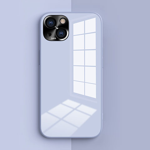 Apple iPhone 13 Mini用360度 フルカバー極薄ソフトケース シリコンケース 耐衝撃 全面保護 バンパー G01 アップル ブルー