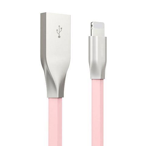 Apple iPhone 13 Pro用USBケーブル 充電ケーブル C05 アップル ピンク