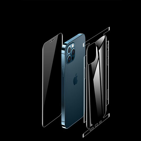 Apple iPhone 13 Pro用高光沢 液晶保護フィルム 背面保護フィルム同梱 F01 アップル クリア