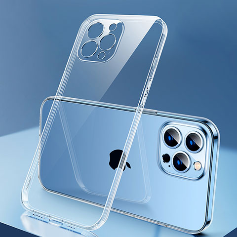 Apple iPhone 13 Pro Max用極薄ソフトケース シリコンケース 耐衝撃 全面保護 クリア透明 H04 アップル クリア