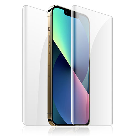 Apple iPhone 13 Pro Max用高光沢 液晶保護フィルム 背面保護フィルム同梱 アップル クリア