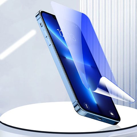 Apple iPhone 14用アンチグレア ブルーライト 強化ガラス 液晶保護フィルム B03 アップル クリア