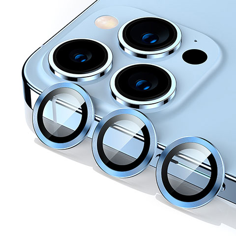 Apple iPhone 14 Pro用強化ガラス カメラプロテクター カメラレンズ 保護ガラスフイルム C10 アップル ネイビー