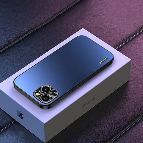 Apple iPhone 15 Plus用ハードケース プラスチック 質感もマット カバー TB2 アップル ネイビー