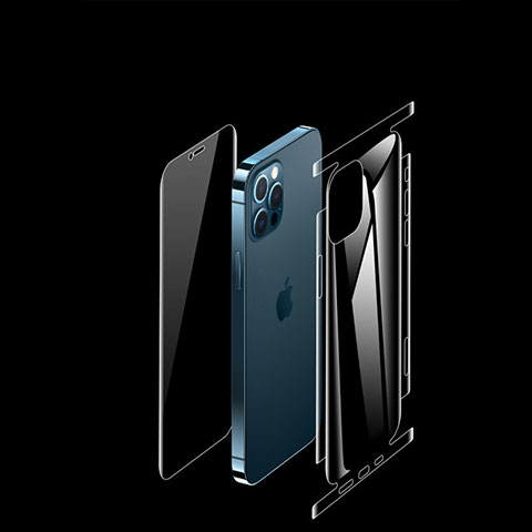 Apple iPhone 15 Pro用高光沢 液晶保護フィルム 背面保護フィルム同梱 F01 アップル クリア
