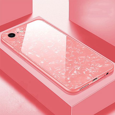 Apple iPhone 6 Plus用ハイブリットバンパーケース プラスチック 鏡面 カバー P01 アップル ローズゴールド