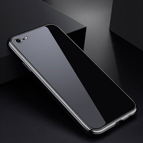 Apple iPhone 6 Plus用ケース 高級感 手触り良い アルミメタル 製の金属製 バンパー 鏡面 カバー アップル シルバー
