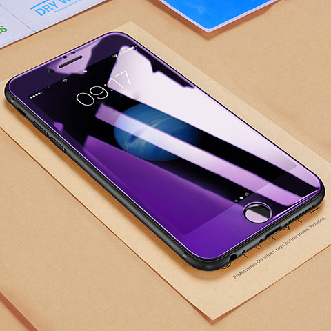 Apple iPhone 6 Plus用アンチグレア ブルーライト 強化ガラス 液晶保護フィルム B03 アップル ネイビー