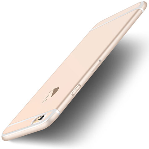 Apple iPhone 6S用極薄ソフトケース シリコンケース 耐衝撃 全面保護 クリア透明 アンド指輪 アップル クリア