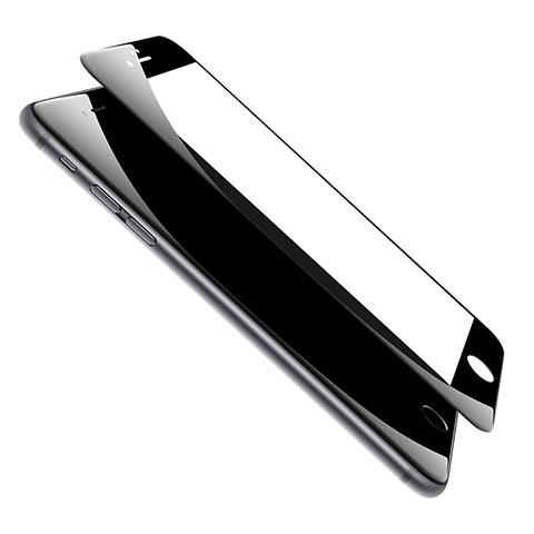 Apple iPhone 6S用強化ガラス フル液晶保護フィルム F01 アップル ブラック