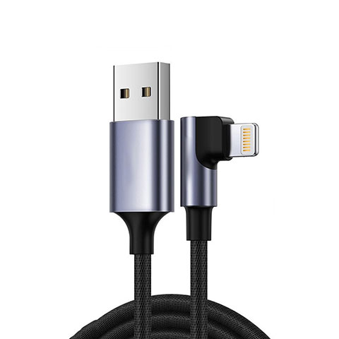 Apple iPhone 6S Plus用USBケーブル 充電ケーブル C10 アップル ブラック