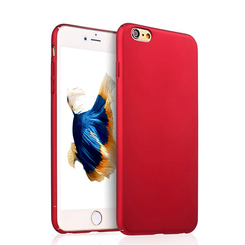 Apple iPhone 6S Plus用ハードケース プラスチック 質感もマット アップル レッド
