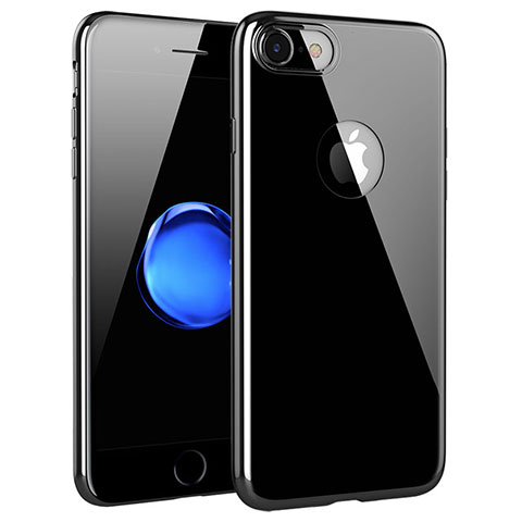 Apple iPhone 7用極薄ソフトケース シリコンケース 耐衝撃 全面保護 クリア透明 T15 アップル クリア