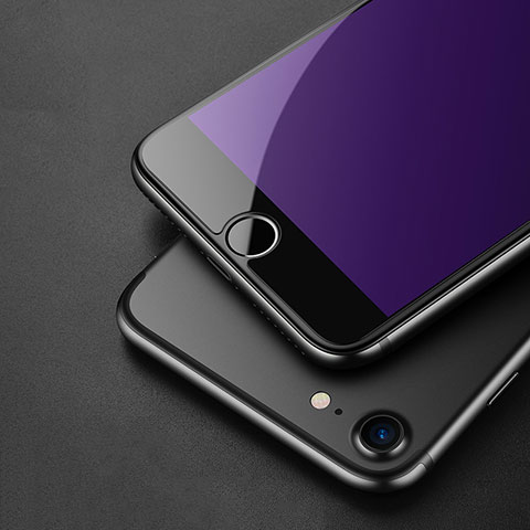 Apple iPhone 7用アンチグレア ブルーライト 強化ガラス 液晶保護フィルム アップル ネイビー