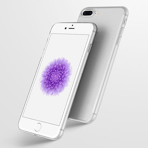 Apple iPhone 7 Plus用極薄ソフトケース シリコンケース 耐衝撃 全面保護 クリア透明 H22 アップル クリア