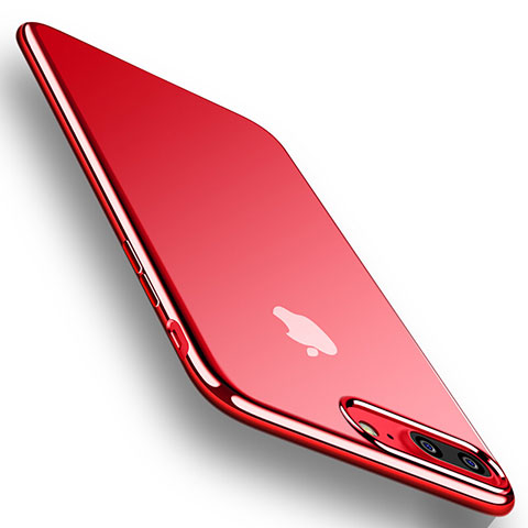 Apple iPhone 7 Plus用極薄ソフトケース シリコンケース 耐衝撃 全面保護 クリア透明 T25 アップル クリア