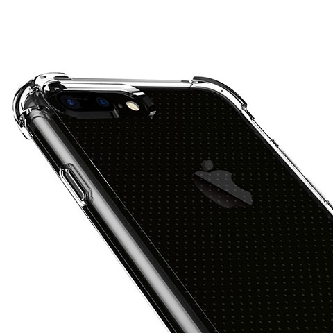 Apple iPhone 7 Plus用極薄ソフトケース シリコンケース 耐衝撃 全面保護 クリア透明 T06 アップル クリア