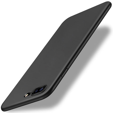 Apple iPhone 7 Plus用シリコンケース ソフトタッチラバー カバー C01 アップル ブラック