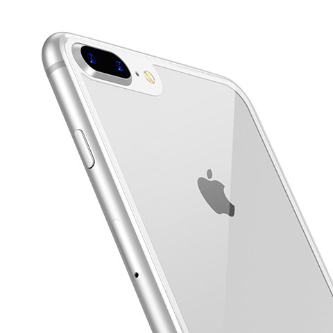 Apple iPhone 7 Plus用強化ガラス 背面保護フィルム D01 アップル ホワイト
