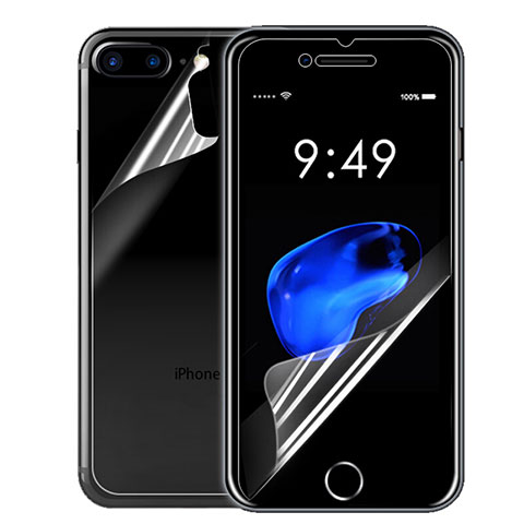 Apple iPhone 7 Plus用高光沢 液晶保護フィルム 背面保護フィルム同梱 アップル クリア