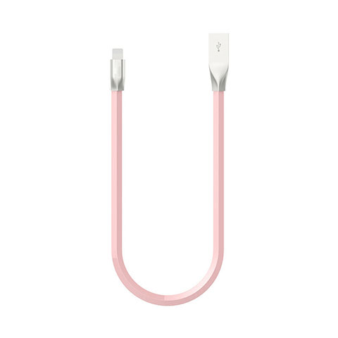 Apple iPhone 8 Plus用USBケーブル 充電ケーブル C06 アップル ピンク