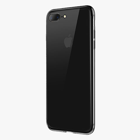 Apple iPhone 8 Plus用極薄ソフトケース シリコンケース 耐衝撃 全面保護 クリア透明 H04 アップル クリア