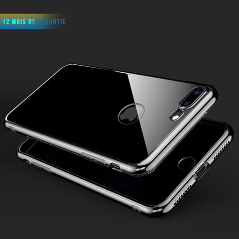 Apple iPhone 8 Plus用極薄ソフトケース シリコンケース 耐衝撃 全面保護 クリア透明 H05 アップル クリア