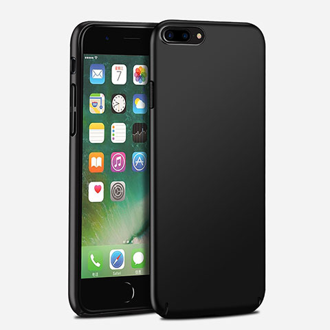 Apple iPhone 8 Plus用ハードケース プラスチック 質感もマット M16 アップル ブラック