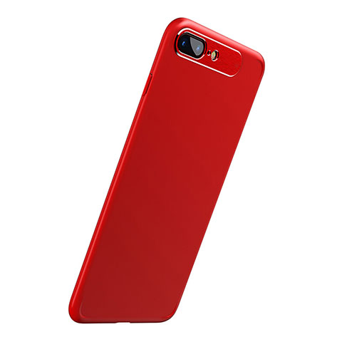 Apple iPhone 8 Plus用ハードケース プラスチック 質感もマット カバー M01 アップル レッド