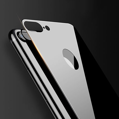 Apple iPhone 8 Plus用強化ガラス 背面保護フィルム B06 アップル ブラック