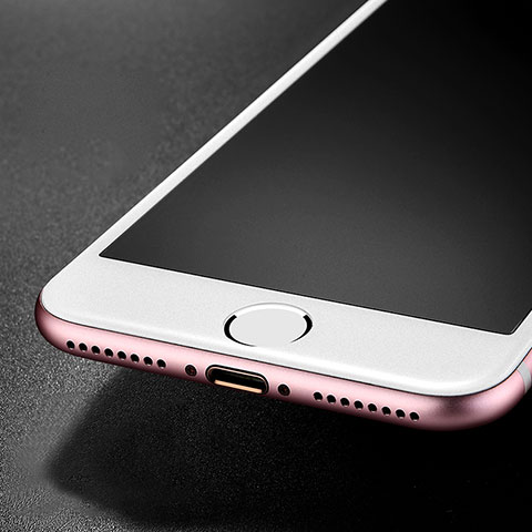 Apple iPhone 8 Plus用強化ガラス フル液晶保護フィルム F26 アップル ホワイト
