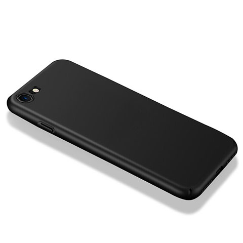 Apple iPhone SE (2020)用ハードケース プラスチック 質感もマット M01 アップル ブラック