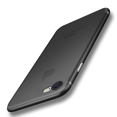Apple iPhone SE (2020)用極薄ソフトケース シリコンケース 耐衝撃 全面保護 S05 アップル ブラック