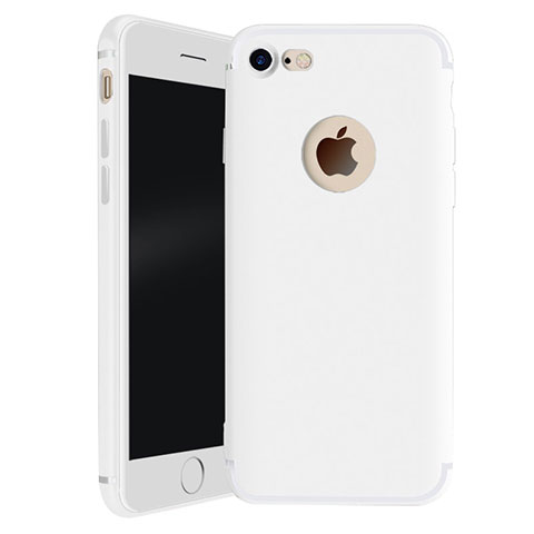 Apple iPhone SE (2020)用極薄ソフトケース シリコンケース 耐衝撃 全面保護 H01 アップル ホワイト