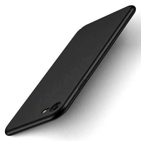 Apple iPhone SE (2020)用ハードケース プラスチック 質感もマット アップル ブラック