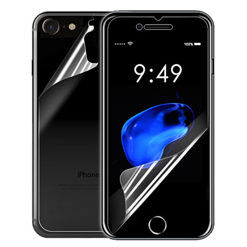 Apple iPhone SE (2020)用高光沢 液晶保護フィルム 背面保護フィルム同梱 アップル クリア