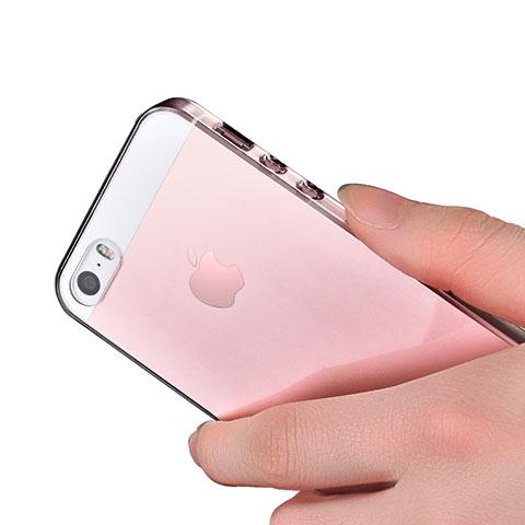 Apple iPhone SE用ハードケース クリスタル クリア透明 アップル クリア