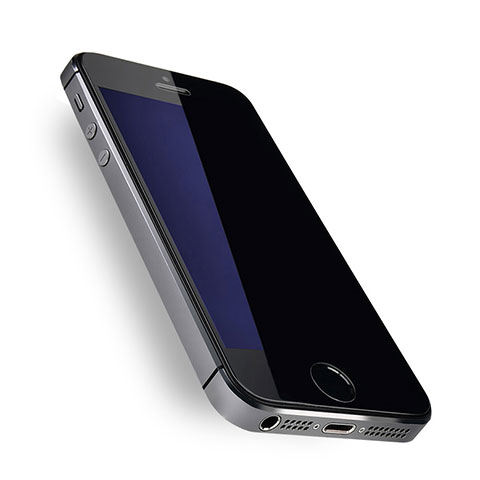 Apple iPhone SE用アンチグレア ブルーライト 強化ガラス 液晶保護フィルム アップル ネイビー