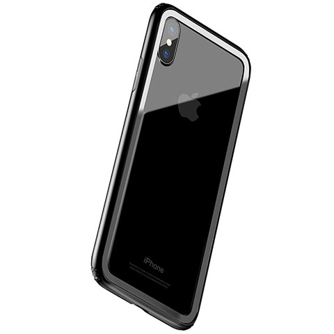 Apple iPhone X用バンパーケース Gel アップル ブラック