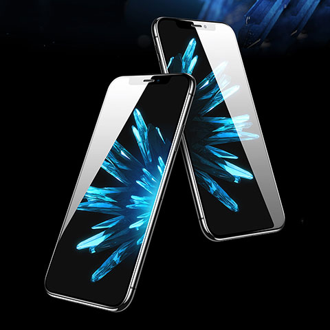 Apple iPhone Xs用強化ガラス フル液晶保護フィルム P05 アップル ブラック
