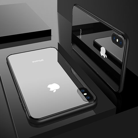 Apple iPhone Xs Max用強化ガラス 背面保護フィルム B08 アップル クリア