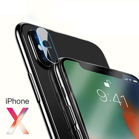 Apple iPhone Xs Max用強化ガラス カメラプロテクター カメラレンズ 保護ガラスフイルム F04 アップル クリア
