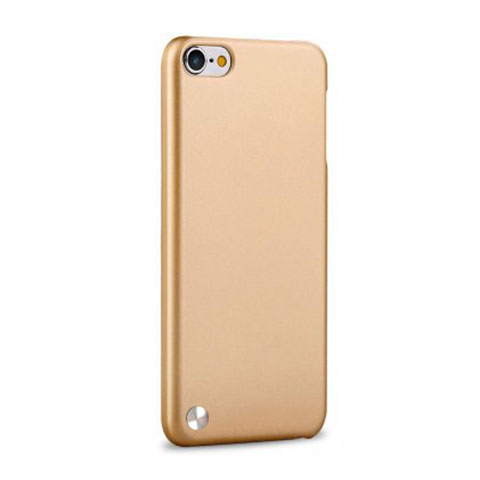 Apple iPod Touch 5用ハードケース プラスチック 質感もマット アップル ゴールド