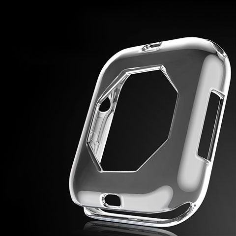 Apple iWatch 4 44mm用極薄ソフトケース シリコンケース 耐衝撃 全面保護 S01 アップル グレー
