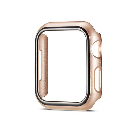 Apple iWatch 5 40mm用ハードケース プラスチック 質感もマット カバー M01 アップル ゴールド